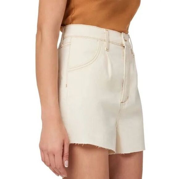Joe's Jeans Pants - Joe's The Pleated Short High Rise Weightless Natural Size 31 shorts ￼